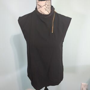 Miss me mm couture black flowy sleeveless blouse small